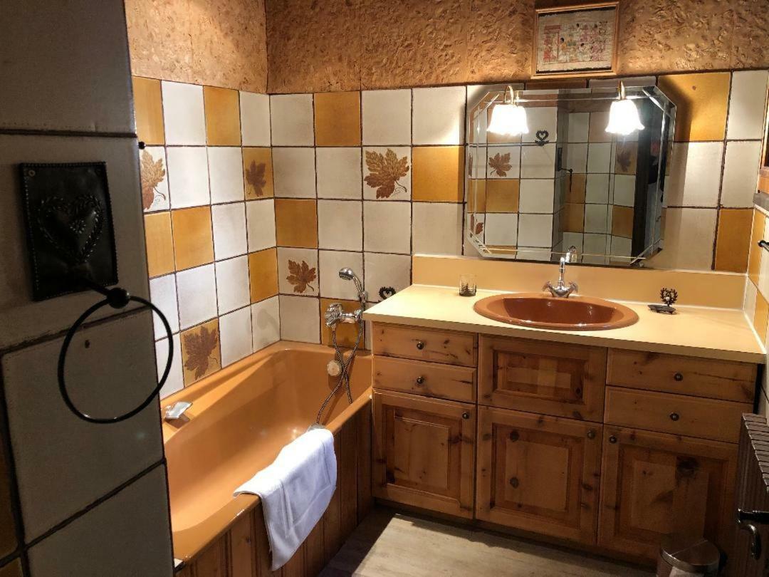 Grand Chalet - Appartement 5Pax Au Pied Des Pistes - Parking - Skiroom - Cheminee Decorative- Balcons Тинь Экстерьер фото